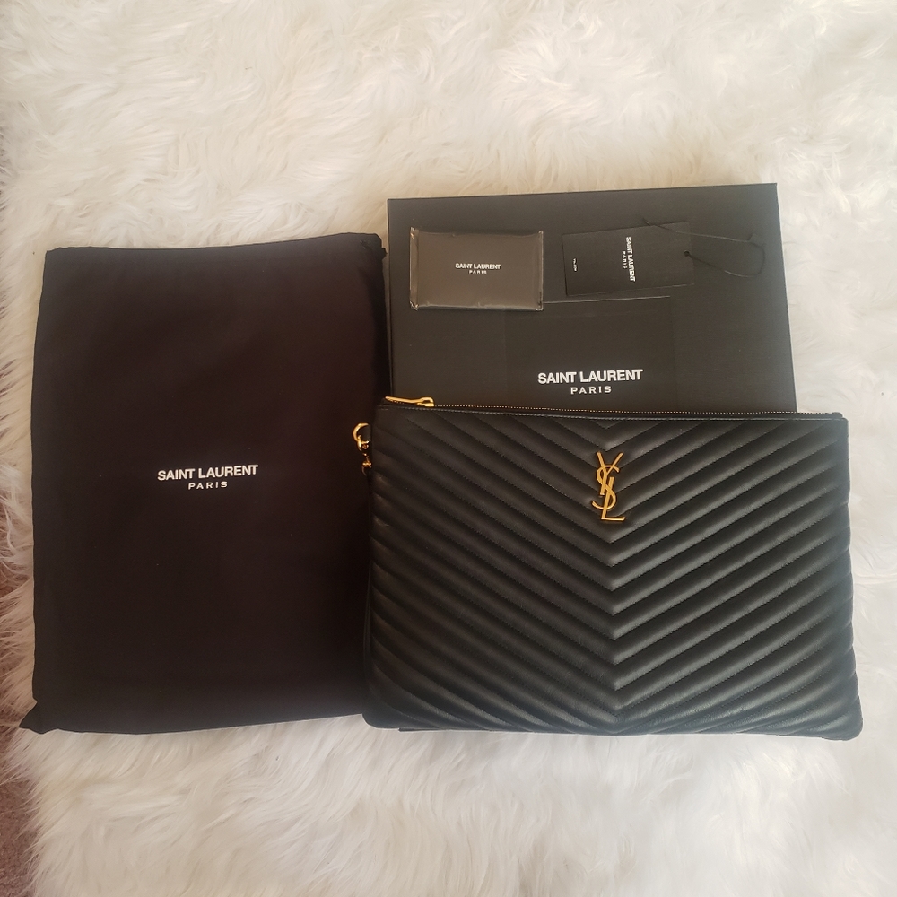 YSL Large Pouch